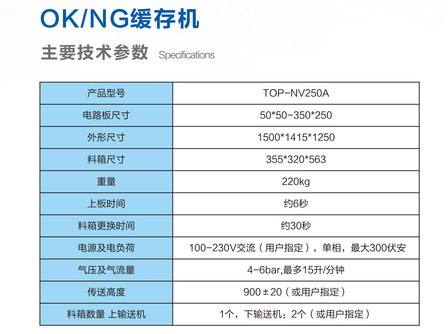 SMT冷卻機(jī)OK/NG緩存機(jī)